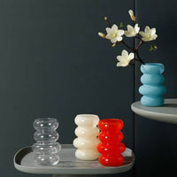 Glass Ripple Vase