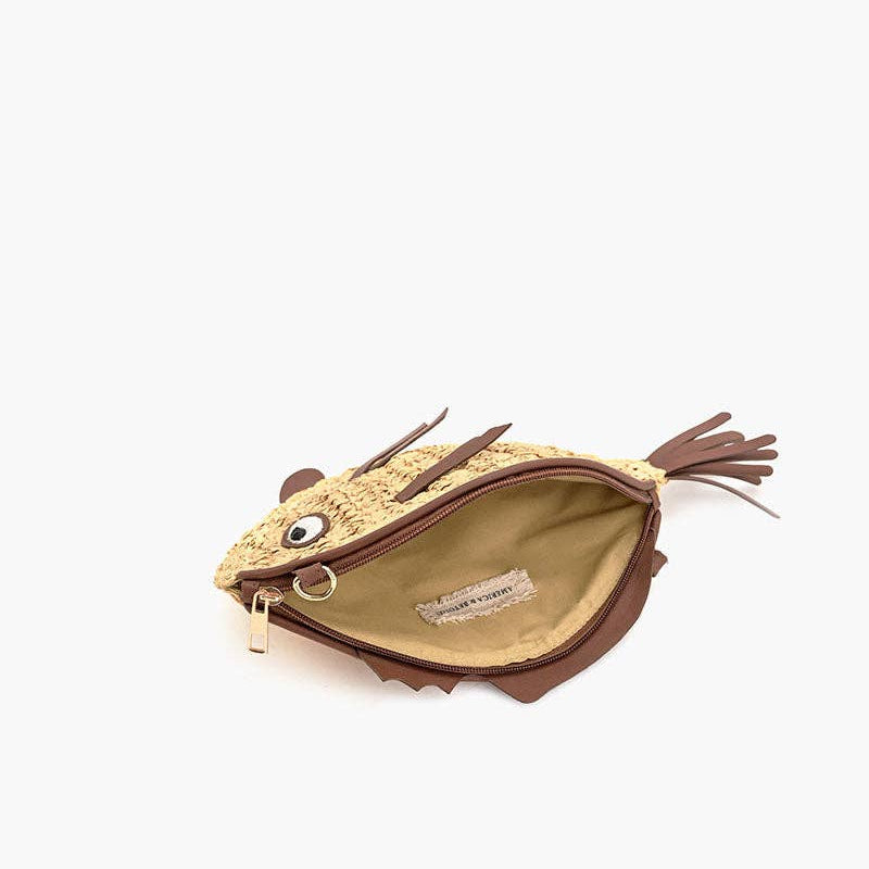Raffia Fish Bag