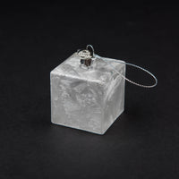 Set of Six Ice Cube Ornaments