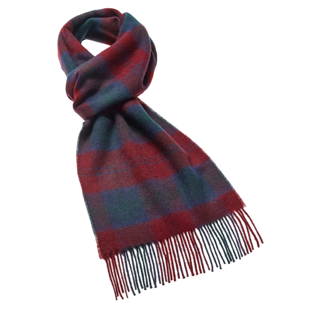 Plaid Lambswool Scarf