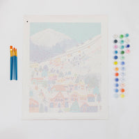 Retro Ski Paint by Numbers Deluxe