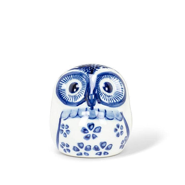 Blue & White Small Owl