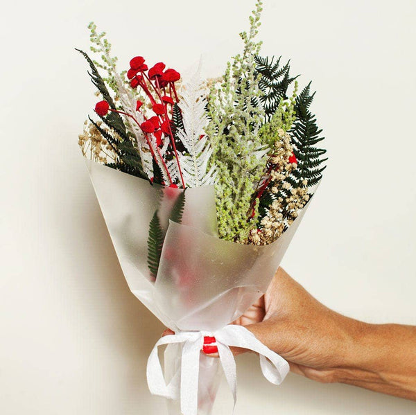 Noel Preserved Flower Christmas Bouquet