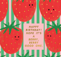 Mega Ichigo Party Birthday Card