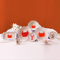 Ceramic Bowl with Crab