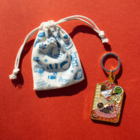 Charcuterie and Cheese Board Keychain