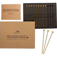 Cocktail Picks Set - Gold