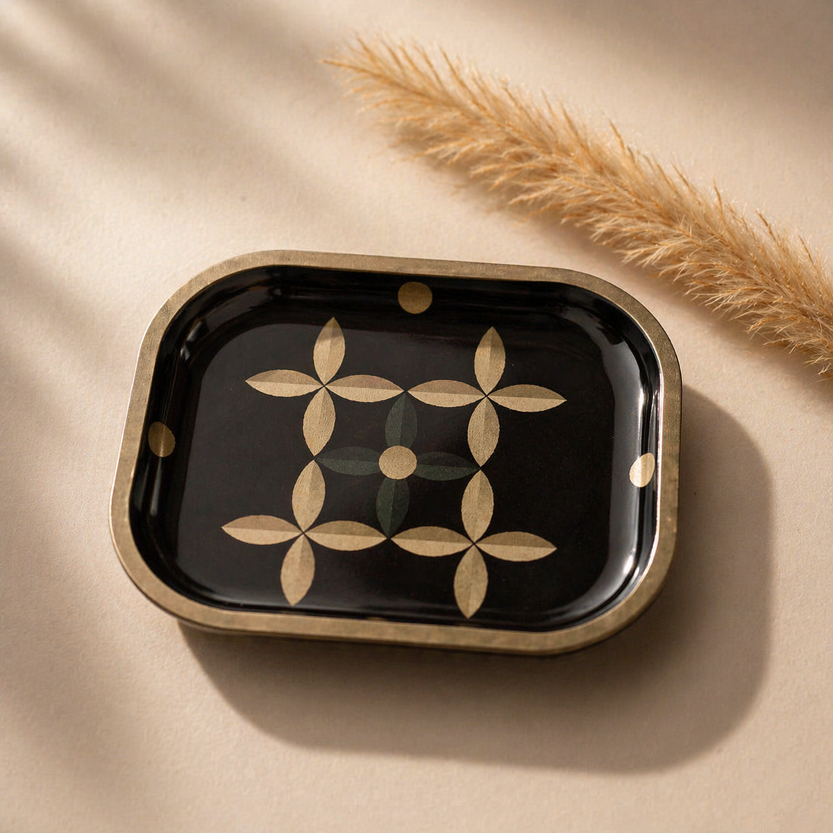 Centered Tin Tray