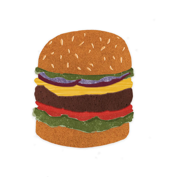 Hamburger Sticker