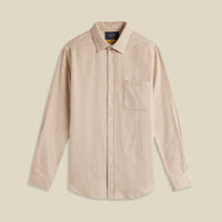 Abstract Pied Poule Shirt in Cream