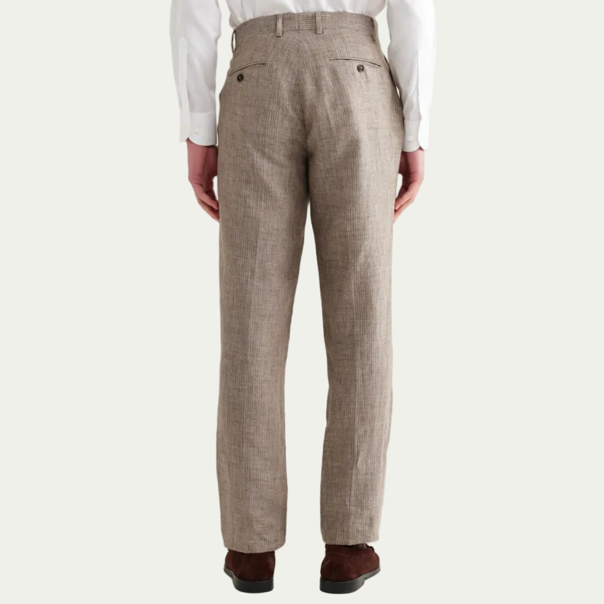 Alp Trouser in Linen Stripe