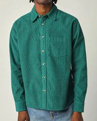 Corduroy LS Shirt in Green