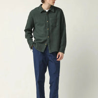 Waffle LS Shirt in Green