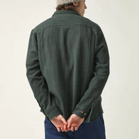 Waffle LS Shirt in Green