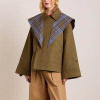 Jerry Crop Reversible Trench Coat