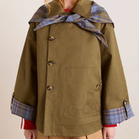 Jerry Crop Reversible Trench Coat