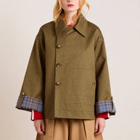 Jerry Crop Reversible Trench Coat