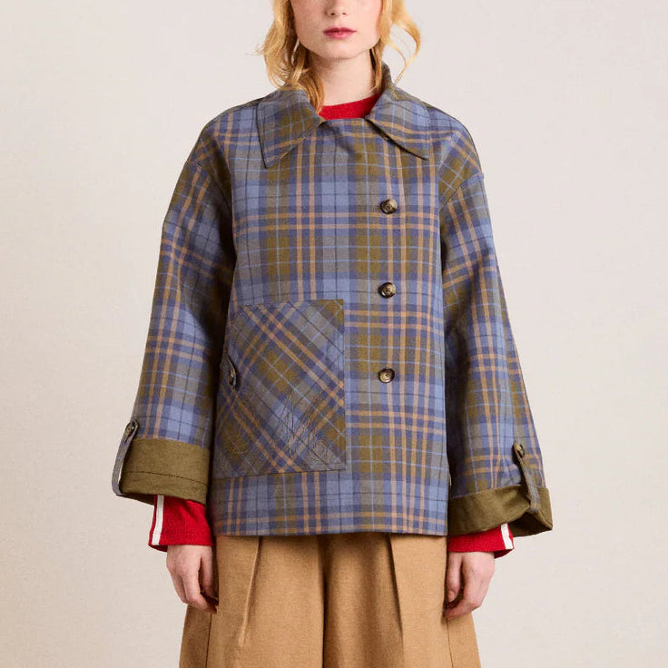 Jerry Crop Reversible Trench Coat