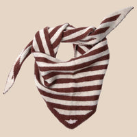 Stripe Triangle Head Scarf in Stripe