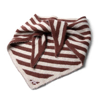 Stripe Triangle Head Scarf in Stripe