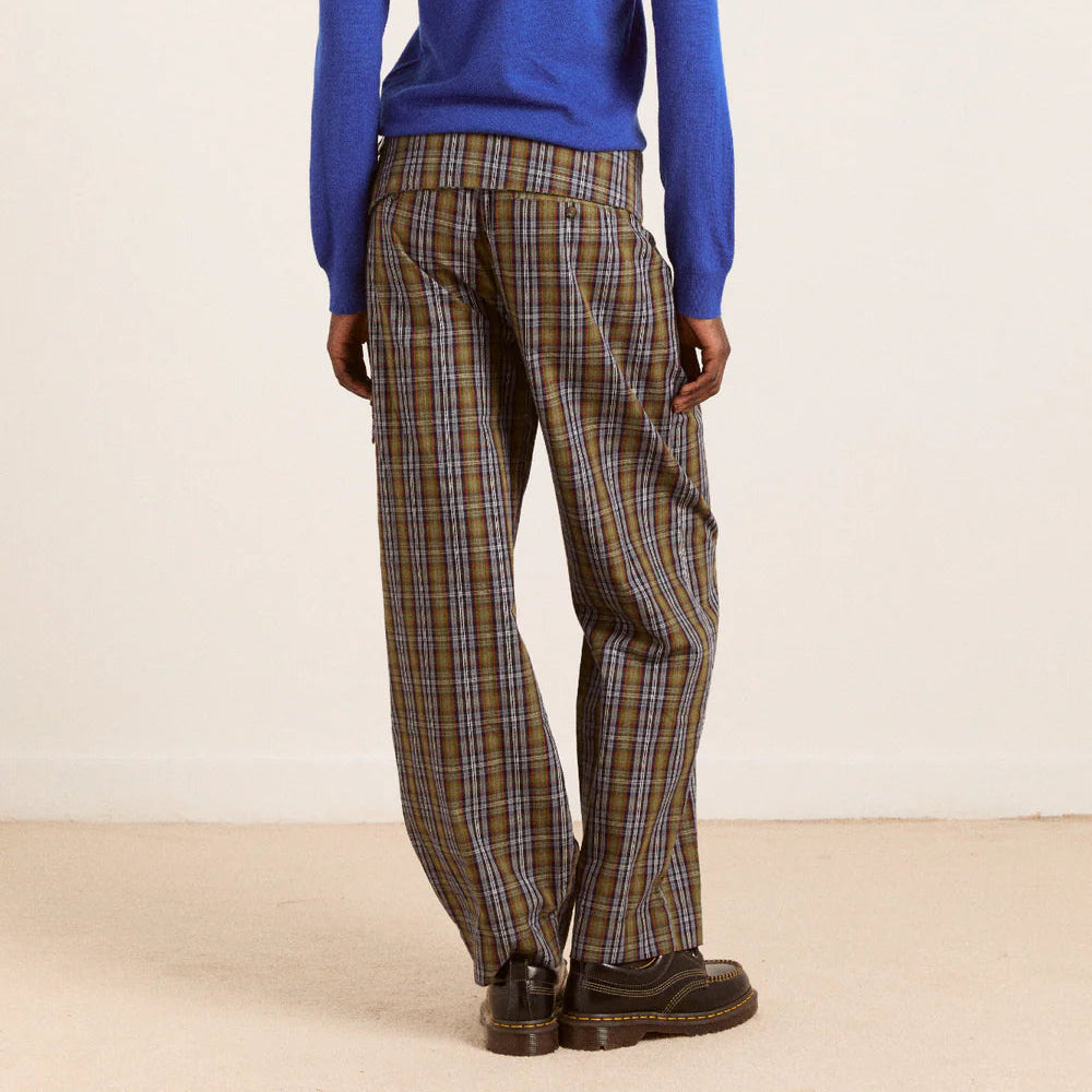 Fia Trousers in Multi Check