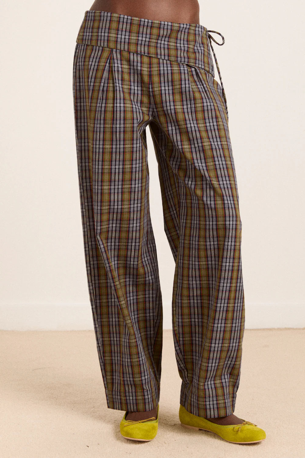 Fia Trousers in Multi Check