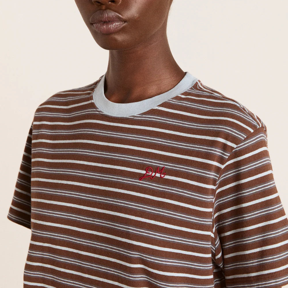 Ariel Relaxed Tee in Stripe