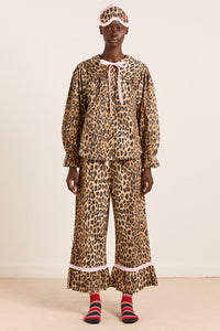 Felice PJ Set in Chocolate Leopard