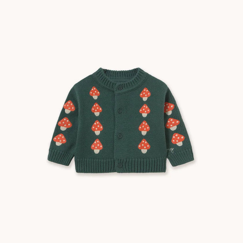 Mini Mushrooms Baby Cardigan