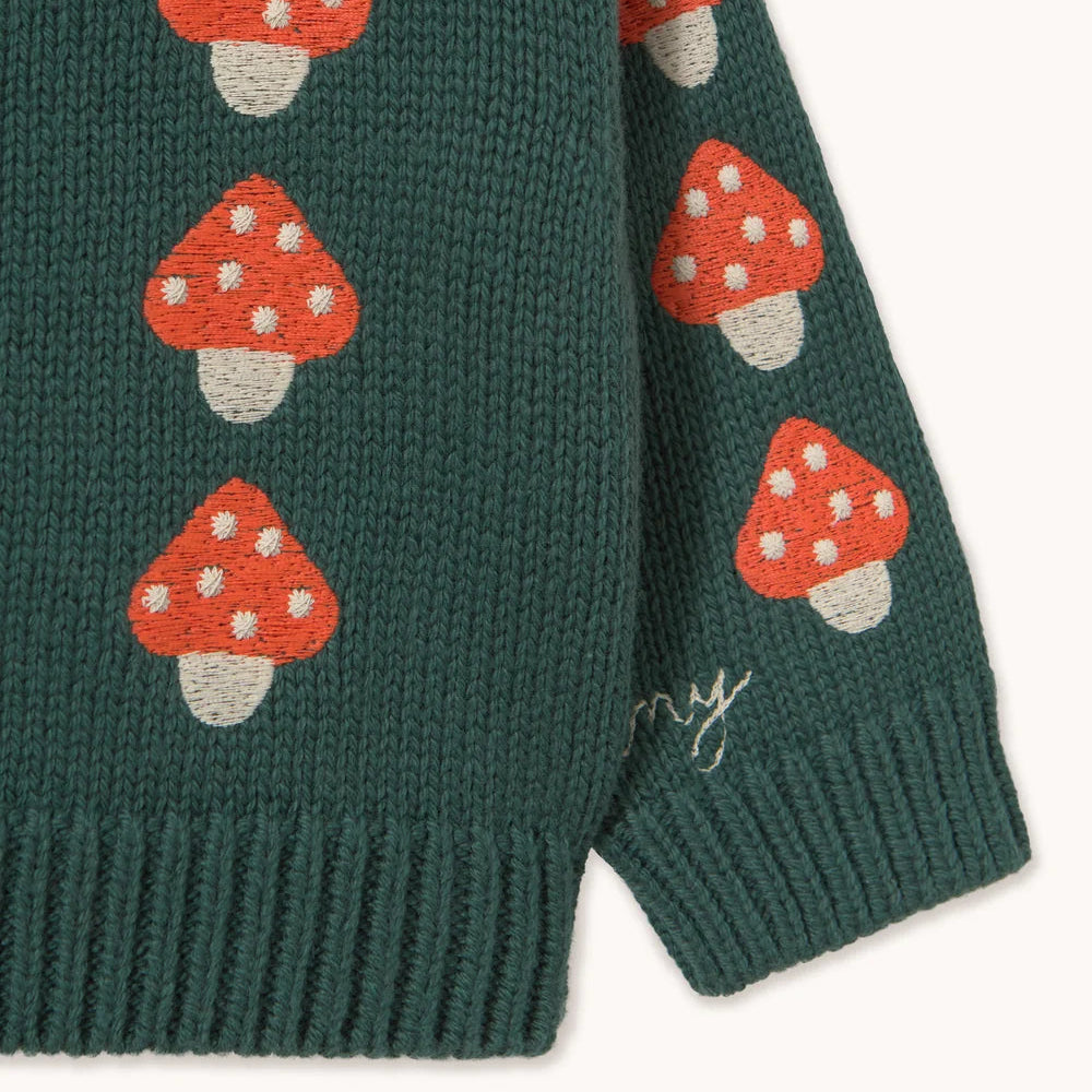 Mini Mushrooms Baby Cardigan