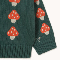 Mini Mushrooms Baby Cardigan