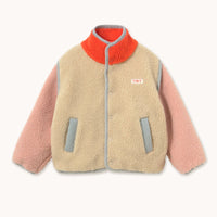 Color Block Sherpa Jacket