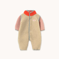 Color Block Sherpa One-Piece