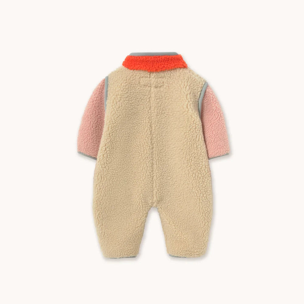 Color Block Sherpa One-Piece