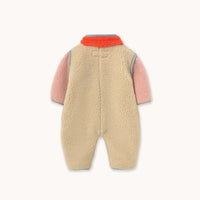Color Block Sherpa One-Piece