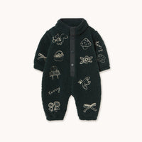 Tiny Apples Sherpa One-Piece