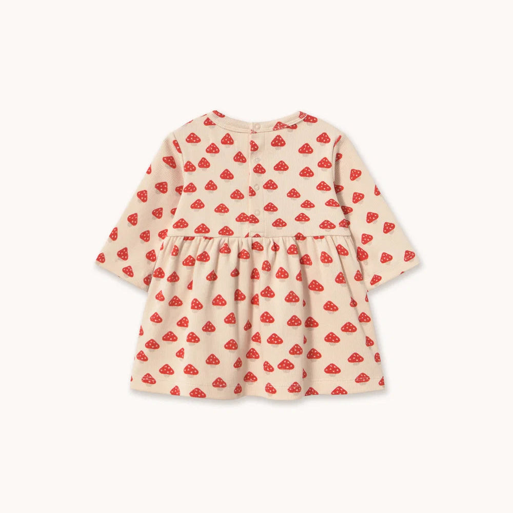 Mini Mushrooms Rib Baby Dress