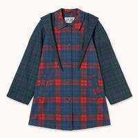 Check Hooded Trench