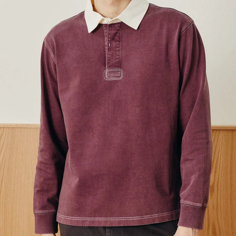 Rugby Longsleeve in Wine