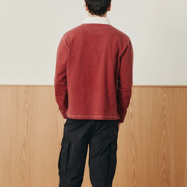 Rugby Longsleeve in Red
