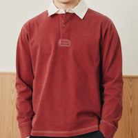Rugby Longsleeve in Red