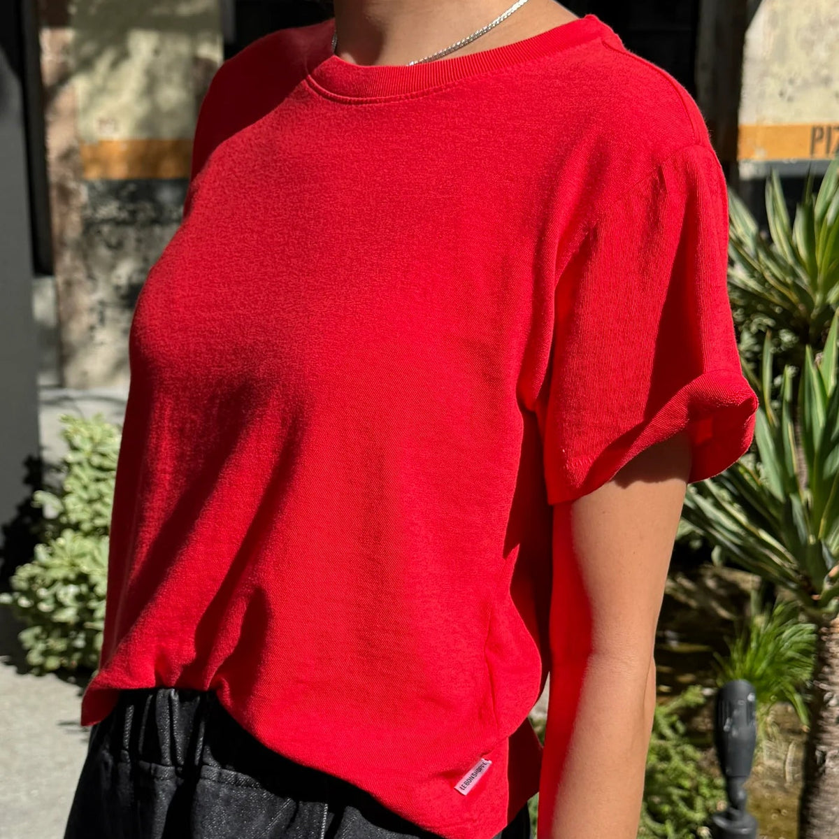 Airy Darling Tee in Tomato