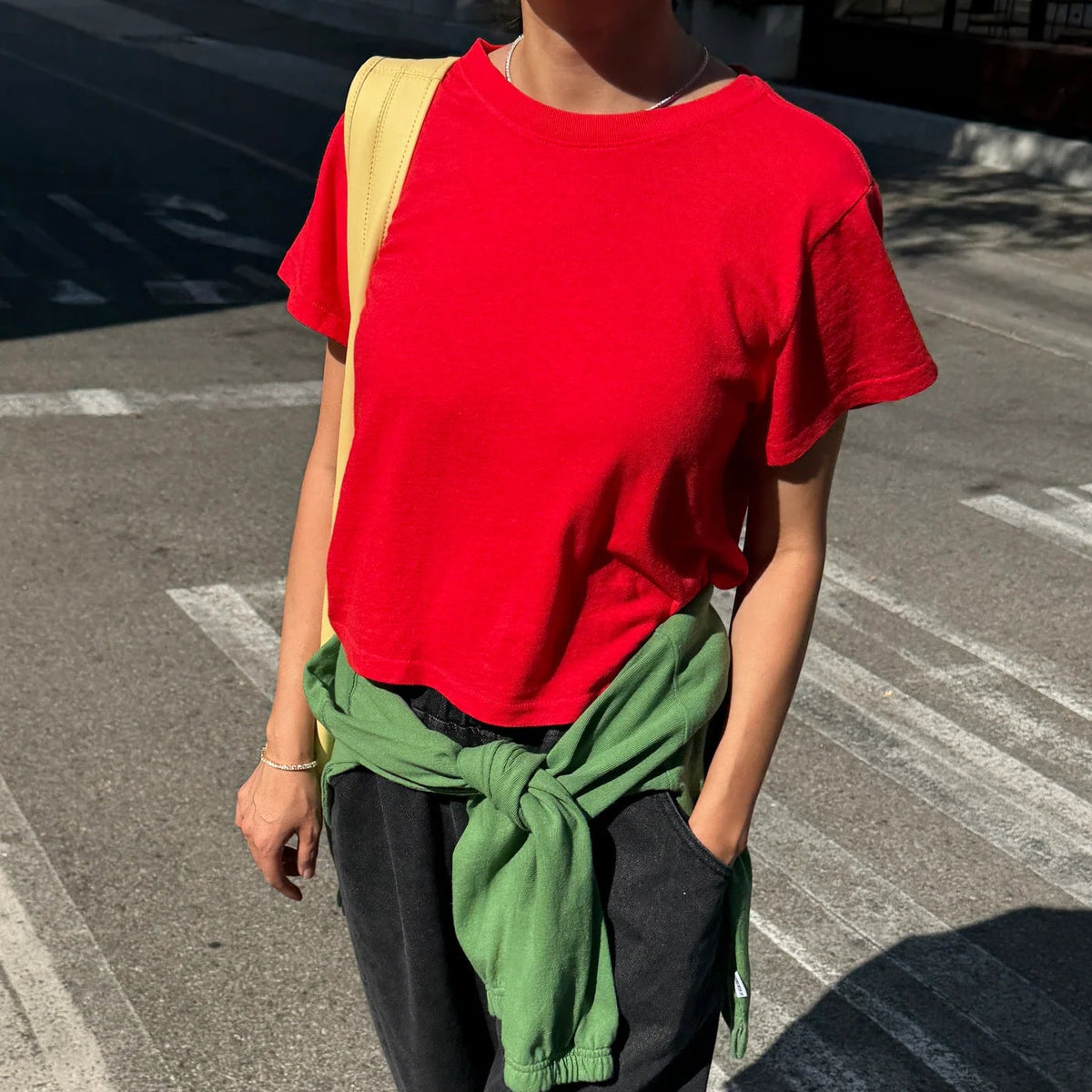 Airy Darling Tee in Tomato