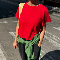 Airy Darling Tee in Tomato