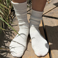 Airy Puffin Socks