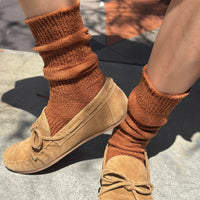 Airy Puffin Socks