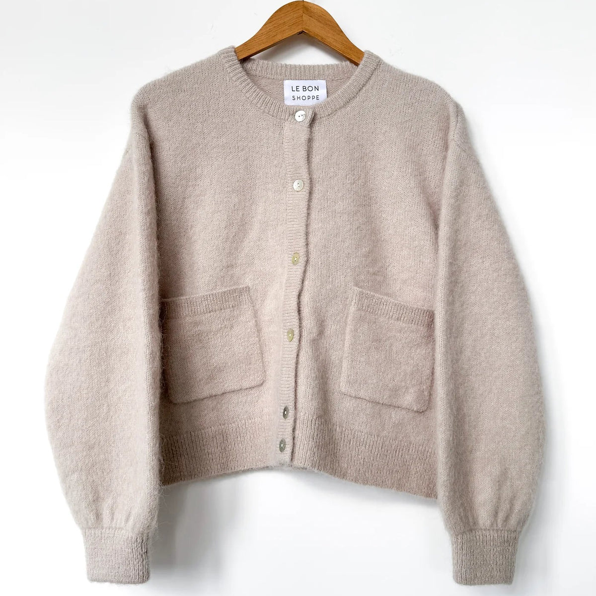 Amélie Alpaca Cardigan in Smoke