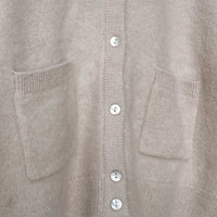 Amélie Alpaca Cardigan in Smoke