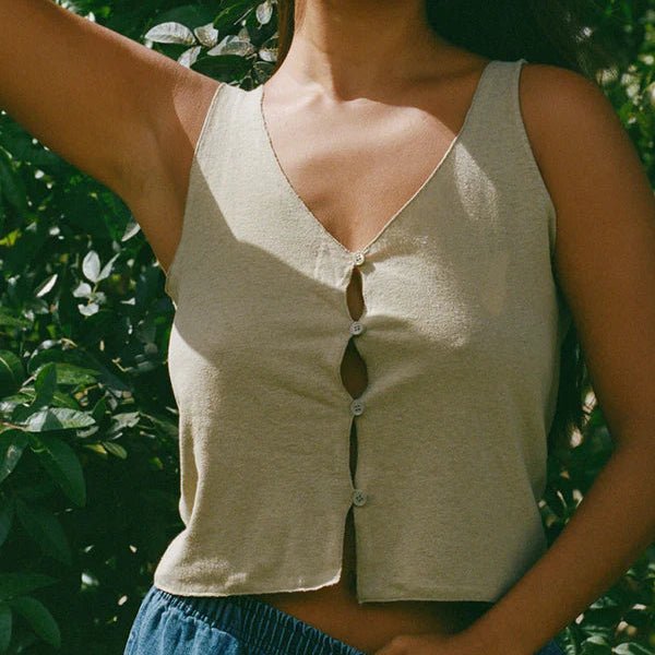 Anacapa Vest in Washed White