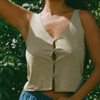 Anacapa Vest in Washed White